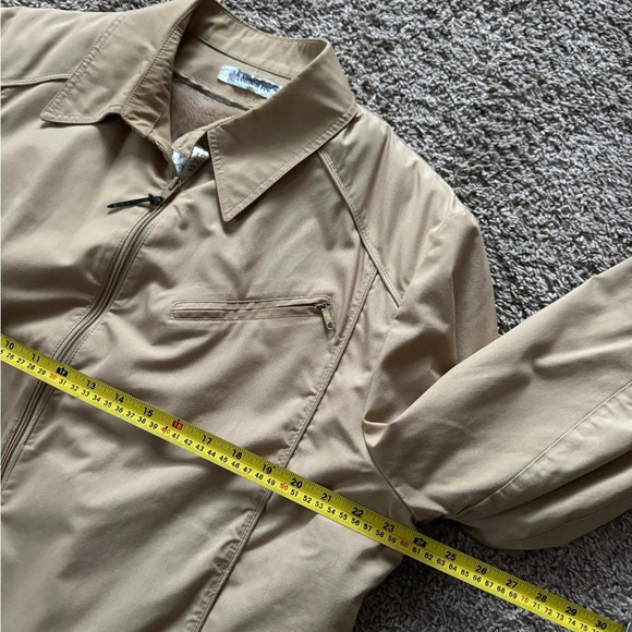 Men London Fog Beige Jacket With Removable Lining Size 46 Regular EUC - Picture 3 of 7